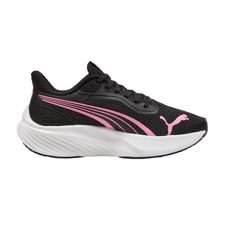 Basket à lacets fille pounce lite jr Noir, rose 1 - vertbaudet enfant 