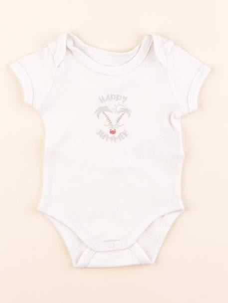 Body - 3 mois Blanc 1 - vertbaudet enfant 