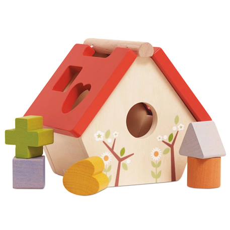Mon petit nichoir boîte à formes Rouge 1 - vertbaudet enfant 
