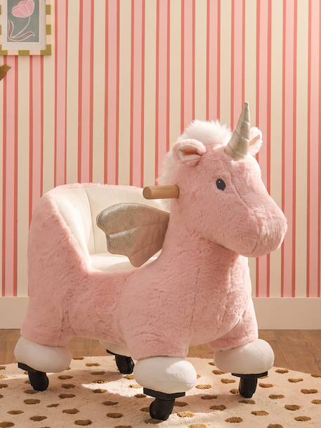 Porteur animal à roulettes en bois FSC® Chat+Chien+Licorne+Ours 15 - vertbaudet enfant 