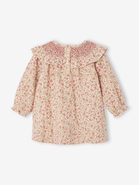 Robe bébé fille manches longues écru 3 - vertbaudet enfant 