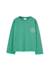 T-shirt fille en maille imprimé flocon de neige Vert 1 - vertbaudet enfant 