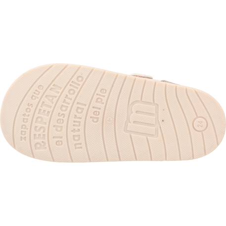 Sneakers filles synthétique fermeture adhésive barefoot Cream_blue+marron clair+White 12 - vertbaudet enfant 