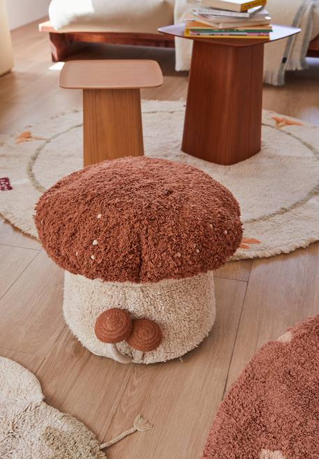 Pouf enfant en coton boletus Toffee, naturel 3 - vertbaudet enfant 