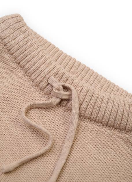 Pantalon bébé garçon avec cordon Beige 3 - vertbaudet enfant 