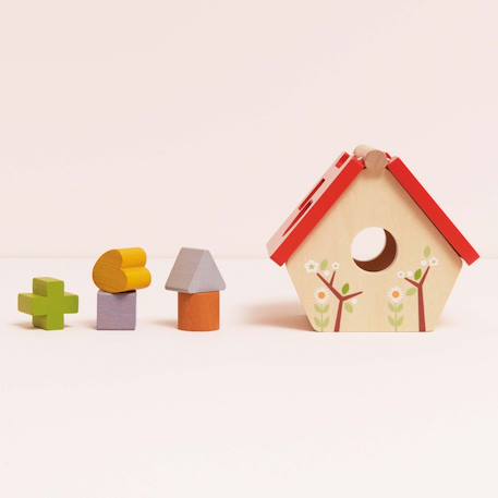 Mon petit nichoir boîte à formes Rouge 2 - vertbaudet enfant 