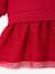 Robe Noël bébé fille bi matière rouge 4 - vertbaudet enfant 