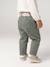 Pantalon paperbag bébé fille VERT MOYEN UNI 7 - vertbaudet enfant 