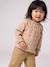 T-shirt manches longues bébé fille vanille+vert sauge 1 - vertbaudet enfant 