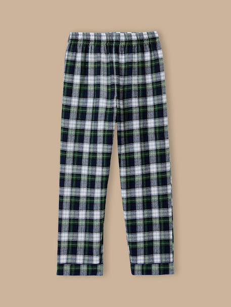 Pyjama garçon à carreaux Carreaux ecossais vert 4 - vertbaudet enfant 