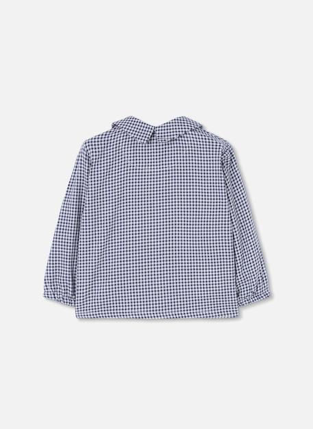 Ensemble bébé garçon salopette et chemise vichy Bleu 4 - vertbaudet enfant 
