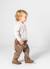 Ensemble bébé garçon chemise et pantalon imprimé chiens Marron 1 - vertbaudet enfant 