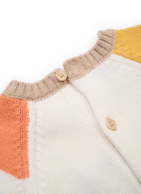 Pull bébé garçon imprimé ourson Blanc 4 - vertbaudet enfant 