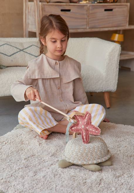 Baguette magique en coton starfish Rose canyon, rose, olive, miel 4 - vertbaudet enfant 