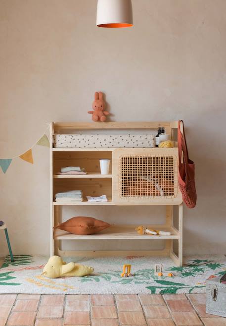 Tapis enfant lavable en coton botanic plants Bleu sauge, bleu vintage+Naturel, vert, moutarde, terracotta+Olive, rose, châtaigne, doré, naturel 15 - vertbaudet enfant 