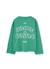 T-shirt fille en maille imprimé flocon de neige Vert 2 - vertbaudet enfant 