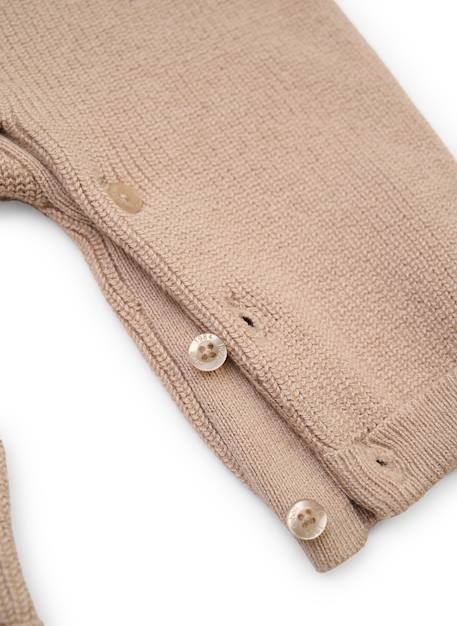 Salopette bébé avec broderie ourson Beige 4 - vertbaudet enfant 