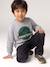 Sweat garçon Jurassic World gris chiné 5 - vertbaudet enfant 