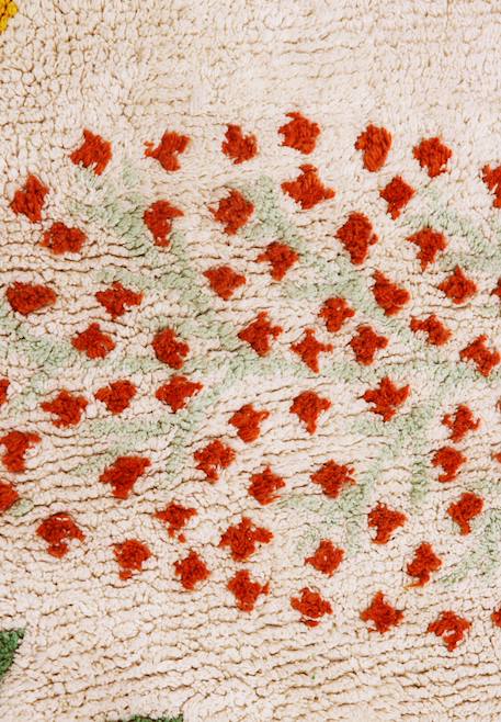 Tapis enfant lavable en coton botanic plants Bleu sauge, bleu vintage+Naturel, vert, moutarde, terracotta+Olive, rose, châtaigne, doré, naturel 17 - vertbaudet enfant 