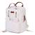 Sac à dos enfant mini club signature Blanc cassé+Marron doux 2 - vertbaudet enfant 