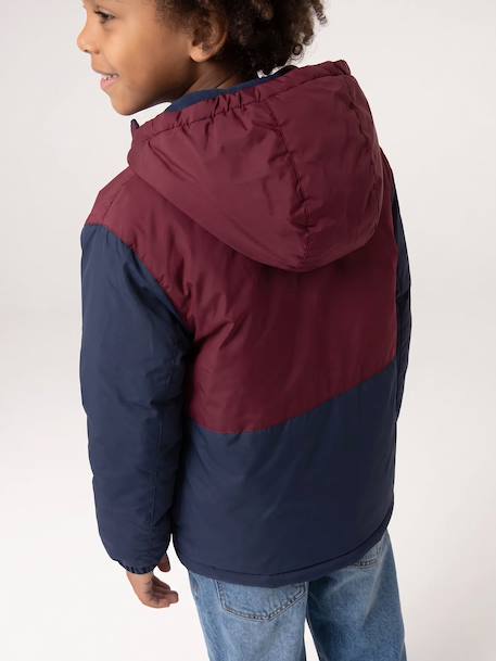 Blouson à capuche garçon bordeaux 7 - vertbaudet enfant 