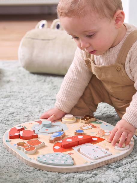 Planche multi-puzzles en bois FSC® HAPPY FOREST bois 3 - vertbaudet enfant 