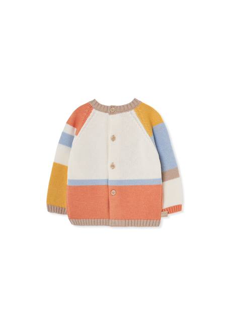 Pull bébé garçon imprimé ourson Blanc 2 - vertbaudet enfant 