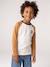 T-shirt manches longues garçon bordeaux+ocre+vert sauge 8 - vertbaudet enfant 