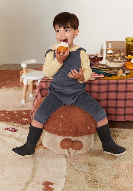 Pouf enfant en coton boletus Toffee, naturel 1 - vertbaudet enfant 