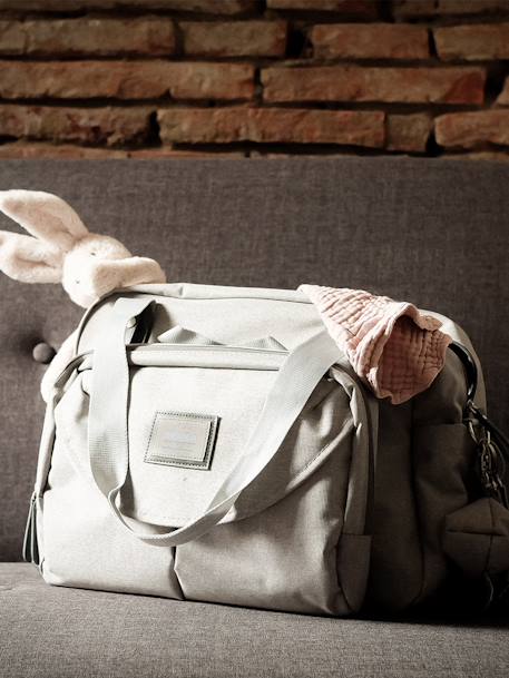 Sac à langer Genève II Bleu marine+Cherry Blossom+gris chiné+Gris chiné+Vert sauge 22 - vertbaudet enfant 