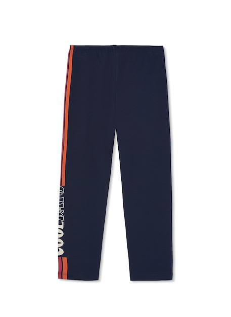 Legging fille avec bande latérale Bleu 2 - vertbaudet enfant 