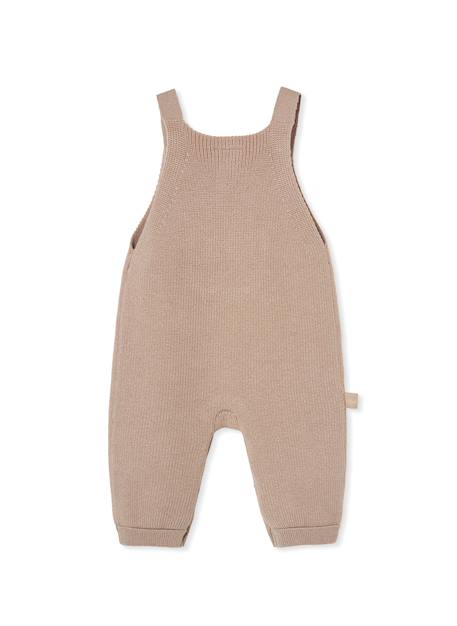 Salopette bébé avec broderie ourson Beige 2 - vertbaudet enfant 