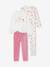 Lot de 2 pyjamas fille écru 1 - vertbaudet enfant 