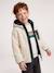 Blouson réversible à capuche garçon bleu grisé+vert sapin 12 - vertbaudet enfant 
