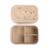 Boîte à lunch en silicone Beige+Rose 2 - vertbaudet enfant 