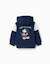 Sweat zippé en coton peigné à capuche et imprimés mickey Bleu foncé 2 - vertbaudet enfant 