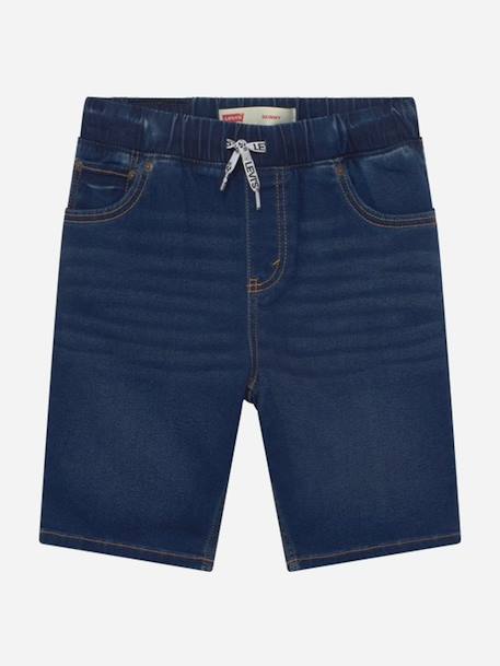 Short garçon taille élastique Bleu+Bleu clair+Bleu foncé+Bleu jean+Bleu marine 6 - vertbaudet enfant 