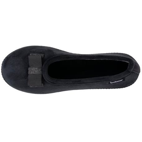 Chaussons ballerines microvelours semelle ergonomique mousse à mémoire forme Blush+Marine+Noir 15 - vertbaudet enfant 