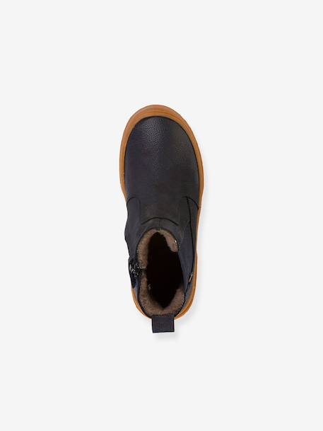 Boots enfants PULSE TEX CHELYS WOOL Froddo bleu nuit+caramel+noir 5 - vertbaudet enfant 