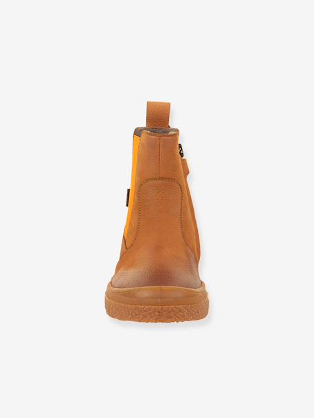 Boots enfants PULSE TEX CHELYS WOOL Froddo bleu nuit+caramel+noir 14 - vertbaudet enfant 