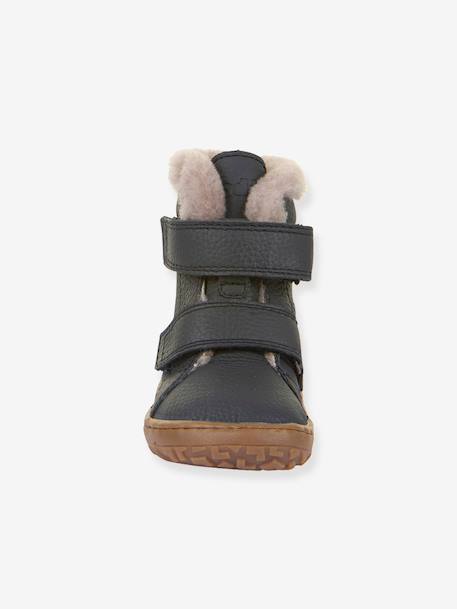 Bottes pieds nus enfants BAREFOOT FURRY Froddo bleu nuit+bordeaux 6 - vertbaudet enfant 