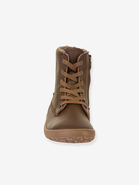 Bottes pieds nus enfants BAREFOOT TEX LACES Froddo marron 7 - vertbaudet enfant 