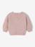 Pull jacquard bébé fille beige chiné+parme 10 - vertbaudet enfant 