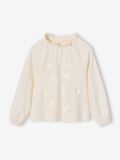 Blouse longue enfant fille écru 3 - vertbaudet enfant 