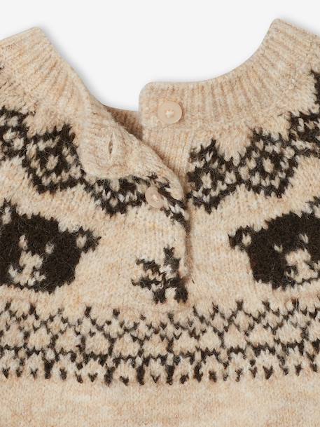Pull bébé garçon tricot beige chiné 4 - vertbaudet enfant 