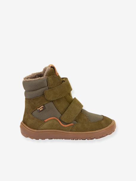 Bottes d'hiver pieds nus enfants BAREFOOT TEX WINTER Froddo bleu nuit+bordeaux+gris ardoise+noir+olive 26 - vertbaudet enfant 
