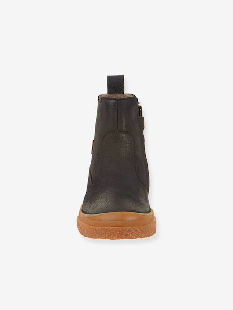 Boots enfants PULSE TEX CHELYS WOOL Froddo bleu nuit+caramel+noir 7 - vertbaudet enfant 