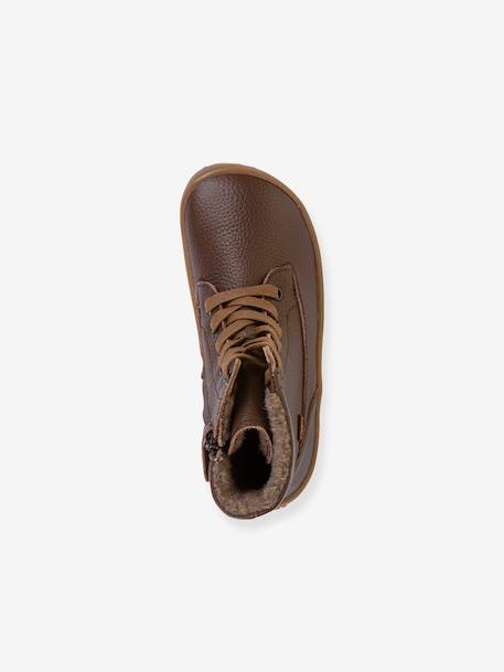 Bottes pieds nus enfants BAREFOOT TEX LACES Froddo marron 5 - vertbaudet enfant 