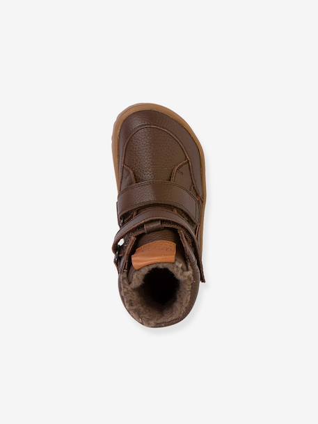 Chaussures d'hiver barefoot enfants BAREFOOT TEX WINTER Froddo bleu nuit+marron 10 - vertbaudet enfant 