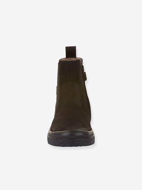 Boots enfants PULSE TEX CHELYS WOOL Froddo bleu nuit+caramel+noir 21 - vertbaudet enfant 